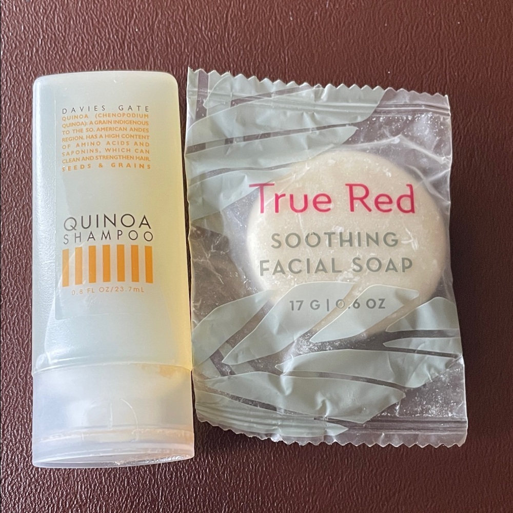 Davies Gate Quinoa Shampoo and True Red Facial Soap Set